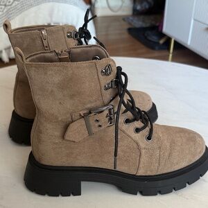 ASOS Tan Lace Up Boots